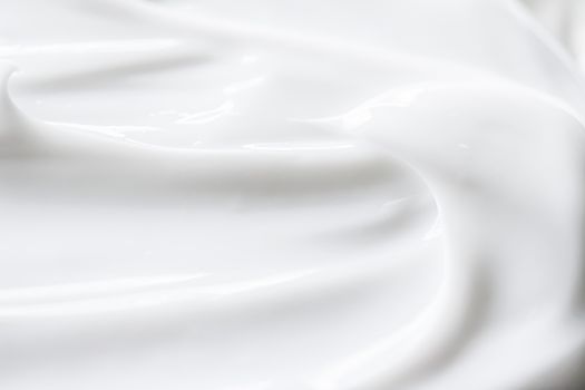 Pure white cream texture as background, hand wash creamy soap and organic cosmetics