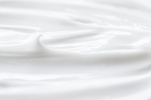Pure white cream texture as background, hand wash creamy soap and organic cosmetics