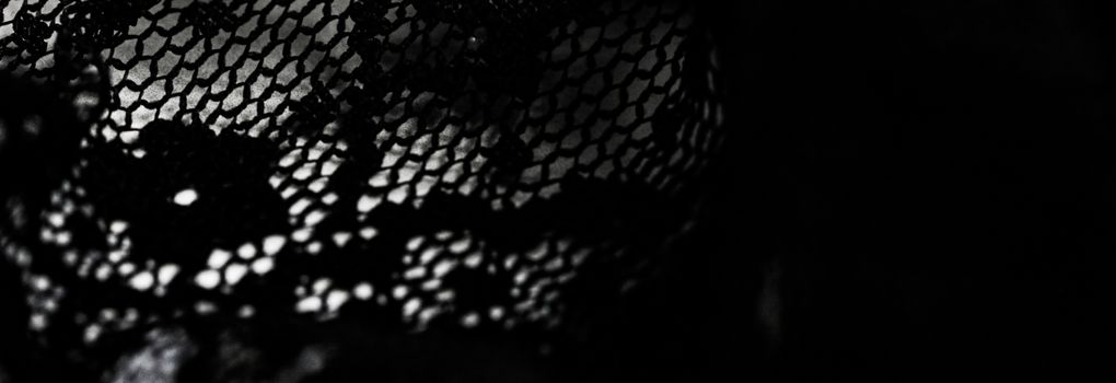 Black lace texture, fabric and textile backgrounds