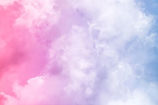 Fantasy blue sky and clouds, spiritual and nature backgrounds