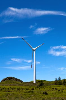 Eco power wind turbines landscape