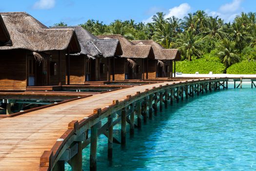 Maldives, water villas