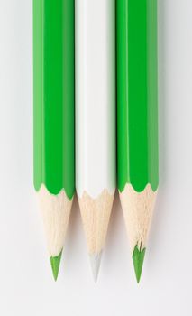 The Flags of different countries on a white background from colored pencils Nigeria