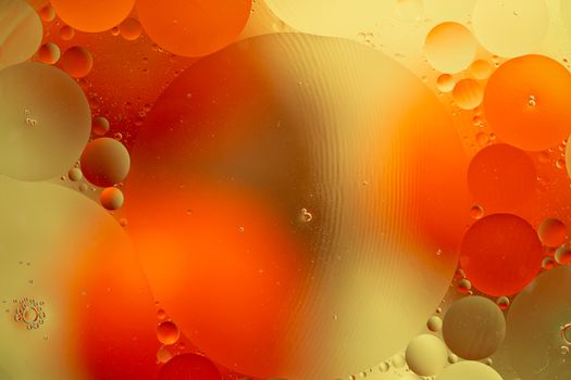 An Abstract background as a result of a mixture of water and oil