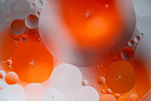 An Abstract background as a result of a mixture of water and oil