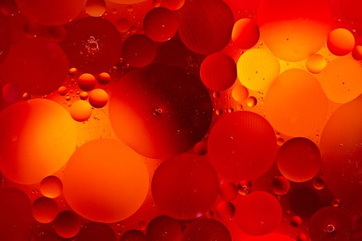 An Abstract background as a result of a mixture of water and oil