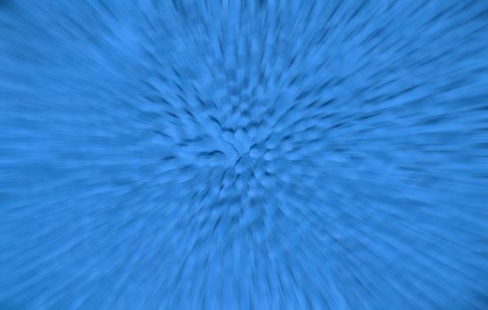 Blue cloth mat texture background ;Radial blur filter effect.