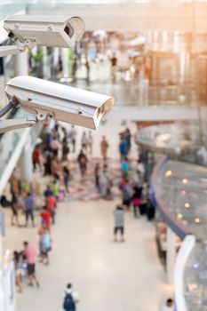 CCTV or surveillance camera recording inside the airport terminal to the various internal security.