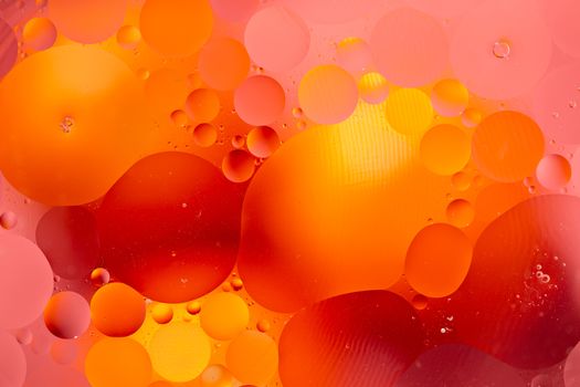An Abstract background as a result of a mixture of water and oil
