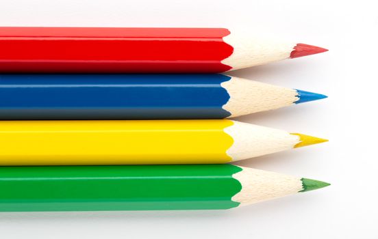 The State flags made of colorful wooden pencils Mauritius