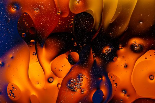water and oil background with lots of bright colors