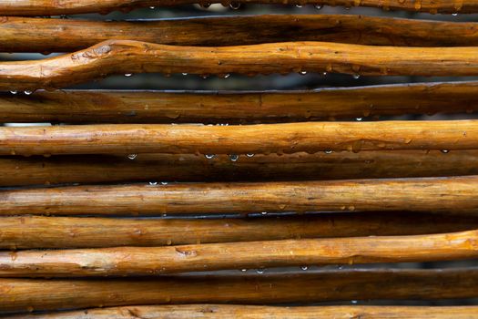 A Background from a wooden mesh or wood