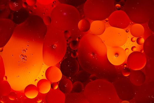 An Abstract background as a result of a mixture of water and oil