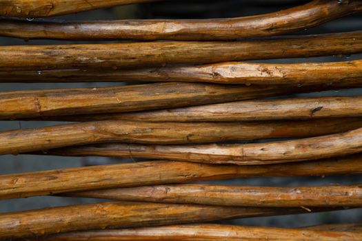 A Background from a wooden mesh or wood