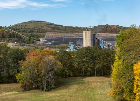 Underground mine in West Virginia known as the Monongalia County Mine near Wana in WV
