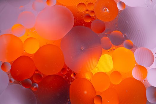 An Abstract background as a result of a mixture of water and oil