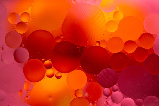 An Abstract background as a result of a mixture of water and oil