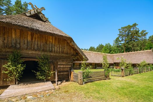 Old house in rural area, Riga, Latvia