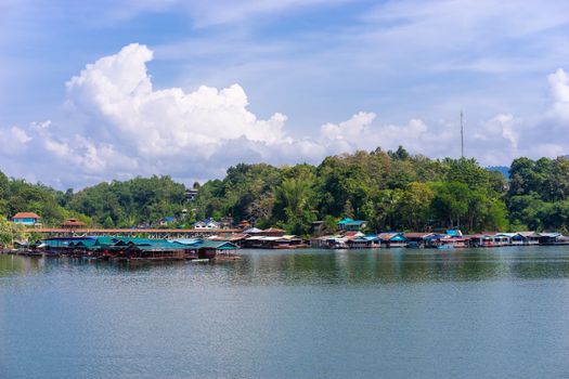 Waterfront community in Thailand