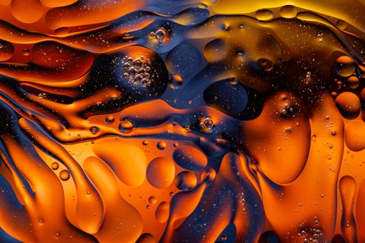 water and oil background with lots of bright colors