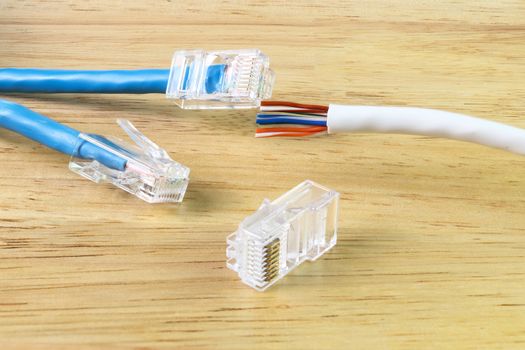 RJ45 with Cable for use Network internet cable, device for network cable connectivity  

