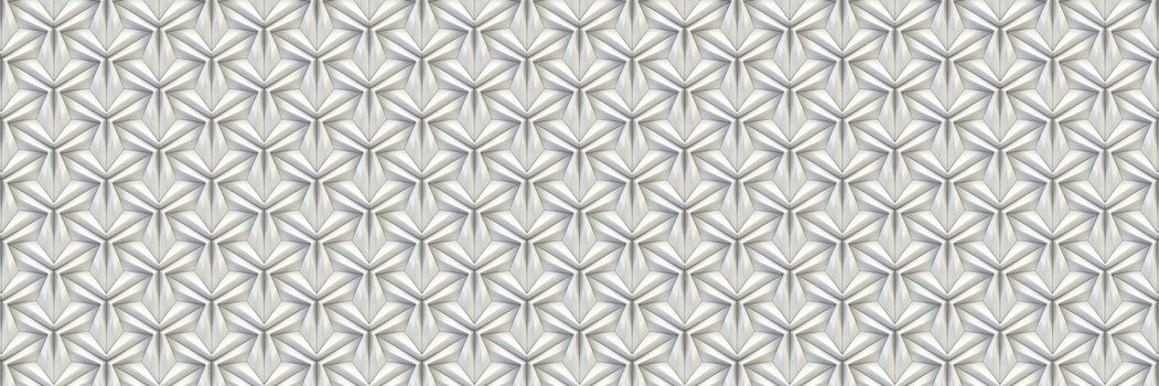 Abstract wall tiles texture background Textile 3D render illustration isolated