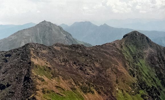 The mountains of the sayans. The nature of the mountains is sayan. Vegetation in the mountains