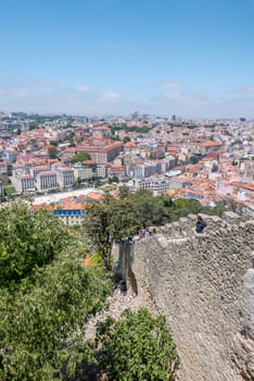 discovery of the city of Lisbon in Portugal. Romantic weekend in Europe.