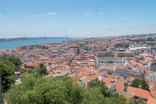 discovery of the city of Lisbon in Portugal. Romantic weekend in Europe.