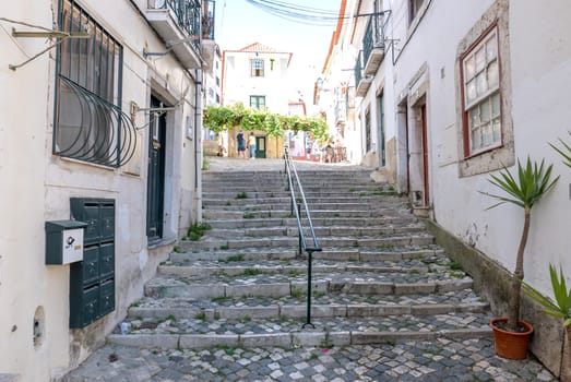 discovery of the city of Lisbon in Portugal. Romantic weekend in Europe.