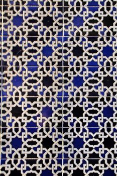 Colorful tile background in Spain