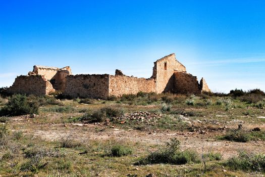 Abandoned house in the countryside in Alicante