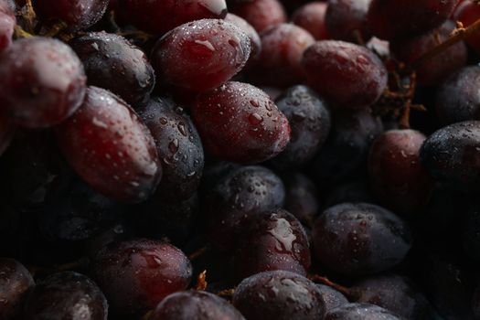 Fresh ripe grape on whole background, close up