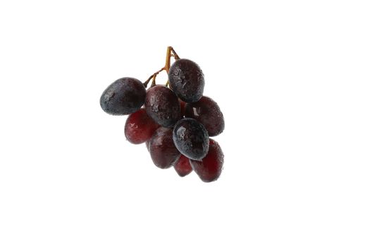 Fresh ripe grape isolated on white background