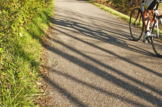 bicycle with shadow