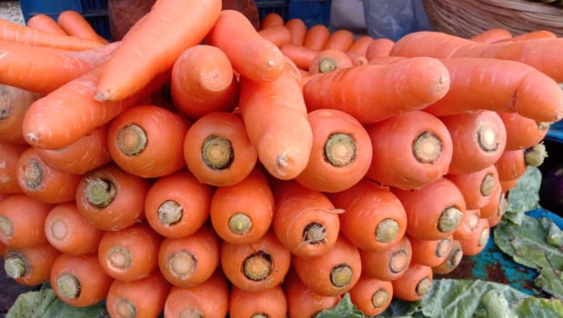 Fresh and delicious and healthy carrot stock on shop