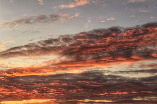 Sunset in Santa Pola, a small fishing village in southern Spain