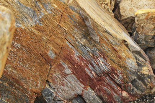 Colorful rock texture