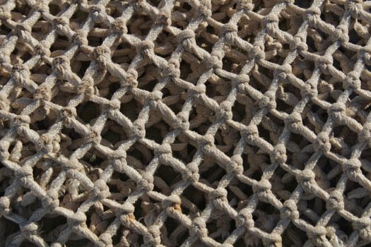Fishing nets background in the port of Santa Pola, Alicante