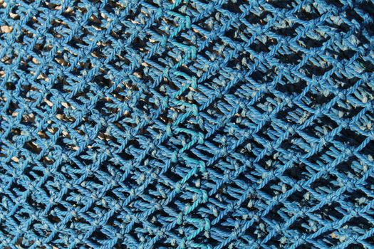 Fishing nets background in the port of Santa Pola, Alicante