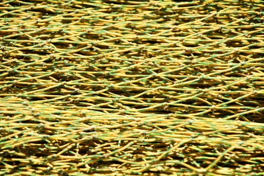 Fishing nets background in the port of Santa Pola, Alicante