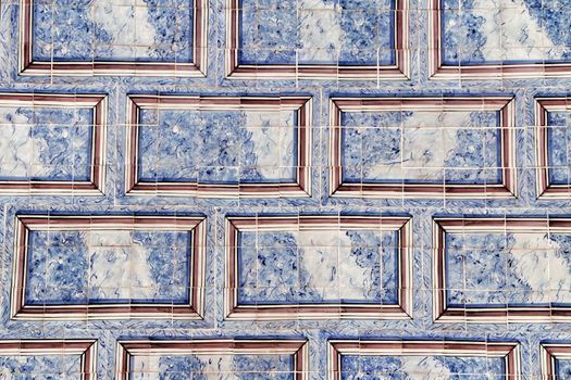 Colorful tiles of Lisbon, Portugal