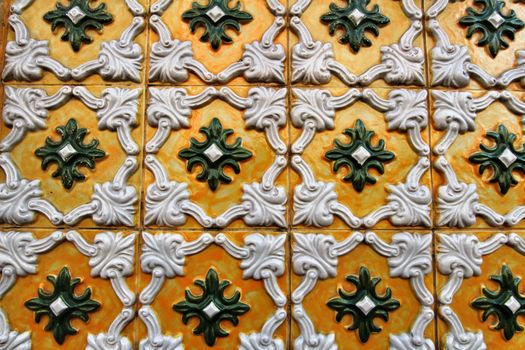 Colorful and vintage tiles of Porto, Portugal