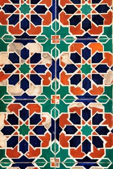 Colorful and vintage tiles of Porto, Portugal