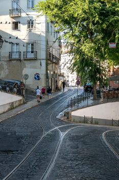discovery of the city of Lisbon in Portugal. Romantic weekend in Europe.