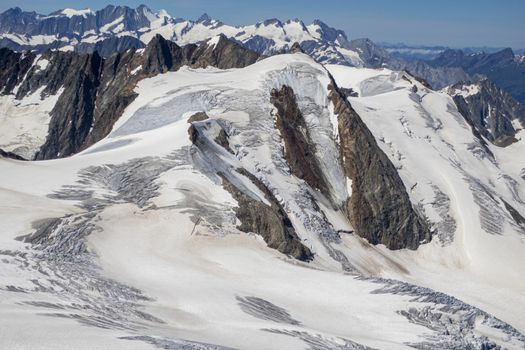 glacier at sustenhorn in switzerland