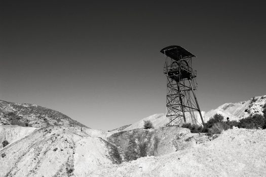 Sediments, rock formations and mineral streaks in an old abandoned quarry in Mazarron, Murcia, Spain