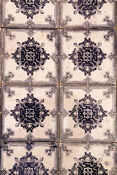 Colorful tiles of Lisbon, Portugal