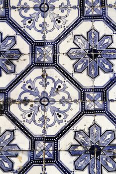 Colorful tiles of Lisbon, Portugal