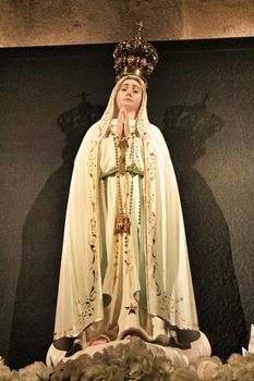 Beautiful Fatima Virgin in Lisbon church